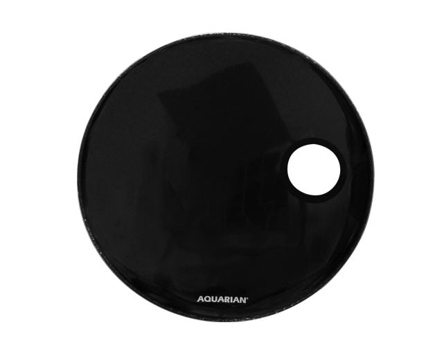 Pele Bombo 24" Aquarian RSM24BLK Regulator Hole Preto