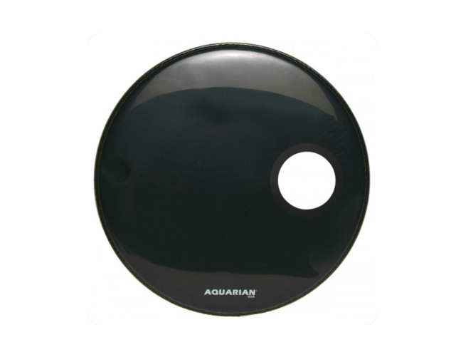 Parche para Bombo 20" Aquarian RSM20BLK Regulator Hole Negro