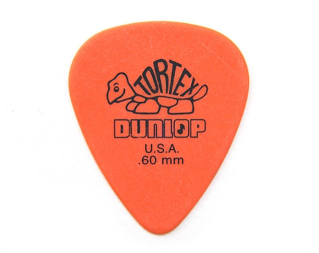 Jim Dunlop Tortex Standard Orange Pick 0.60mm 72-Un