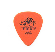 Palhetas Jim Dunlop Tortex Standard 0.60mm 72-Un Laranja
