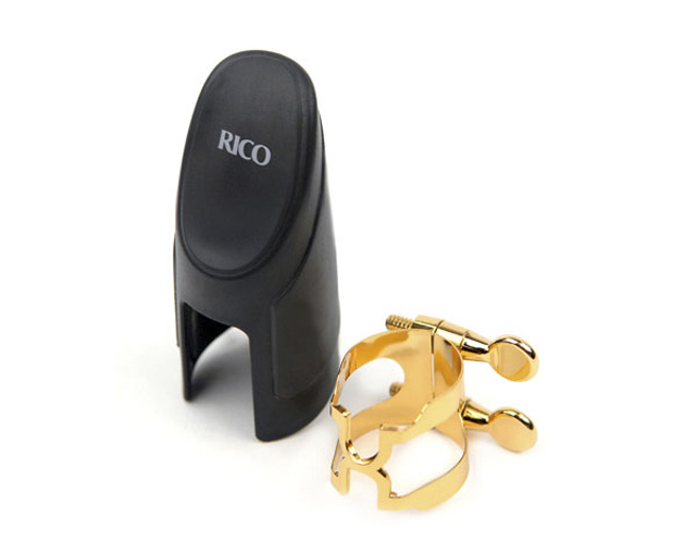 Rico HCL1G Golden Clarinet Ligature and Cap