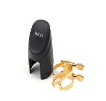 Rico HCL1G Golden Clarinet Ligature and Cap