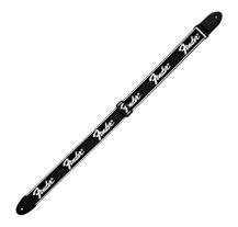 Fender Running Logo Black Guitar Strap