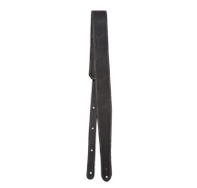 Fender Monogram Leather Black Guitar Strap