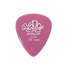 Palhetas Jim Dunlop Delrin 0.71mm Rosa