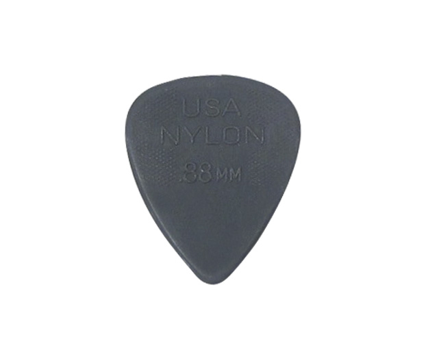 Palhetas Jim Dunlop Nylon Standard Cinza 0.88mm