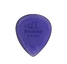 Palhetas Jim Dunlop Stubby Lilás 2.00mm