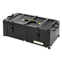 Hardcase HN36W 36" Hardware Case with Wheels Black