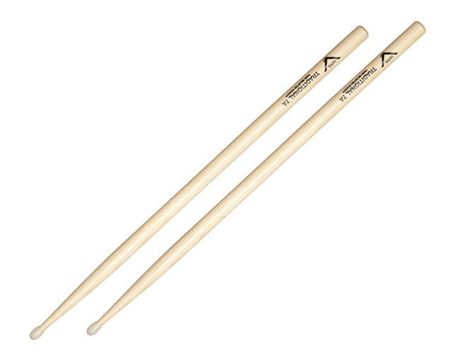 Vater 7A Traditional American Hickory VHT7AN Nylon Tip Drumsticks