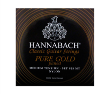 Hannabach 825MT Pure Gold Plated Medium Tension Classic guitar strings