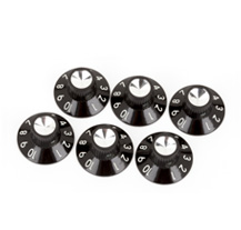 Fender Pure Vintage Black/Silver Skirted Amplifier Black Knob