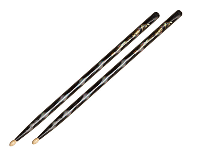 Baquetas Vater 5A Color Warp Black Optic VCBK