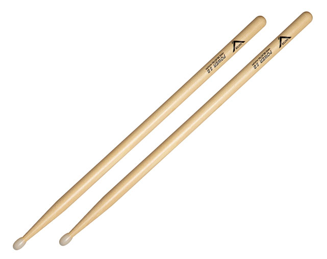 Vater 5B Power American Hickory VHP5BN Nylon Tip Drumsticks