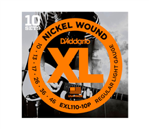 D'Addario EXL110-10P 010-046 10 Pack Electric guitar strings