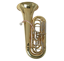 Tuba Roy Benson TB312C Dorado 4 Pistones Campana 366 mm