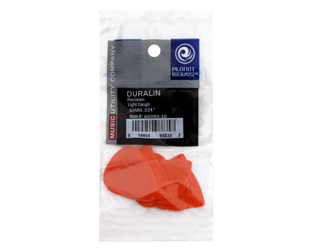 Palhetas Planet Waves 6DOR210 Duralin Precision Light 10 UN