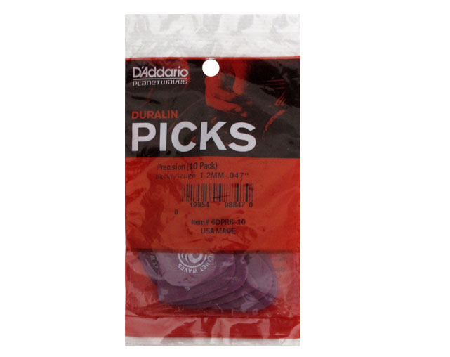 Planet Waves 6DPR610 Duralin Precision Heavy 10-Un Picks