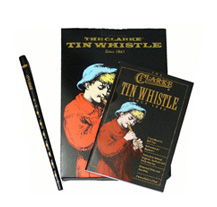 Flauta PennyWhistle Clarke Original Ré pack com CD