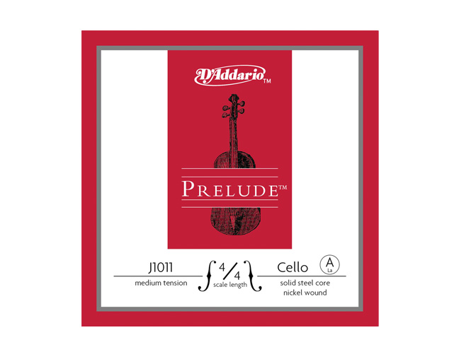 D'Addario Prelude J1011 A 4/4 Cello Single String