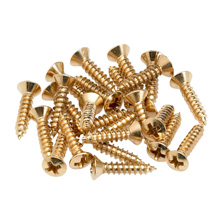 Fender Pickguard Mounting Screws Gold (24)