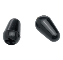 Fender Stratocaster Switch Tips Black (2)