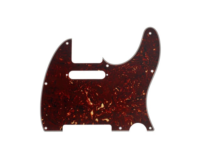 Fender Tele 8 Hole Mount 4-Ply Tortoise Shell Pickguard