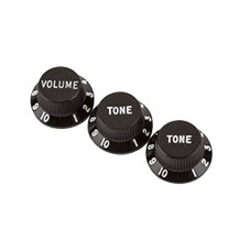 Fender Stratocaster Black Knob