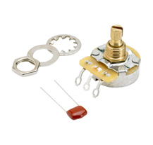 Fender 250K No Load Split Shaft (Volume or Tone) Potentiometer