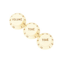 Fender Stratocaster Aged White (Volume, Tone, Tone) Aged White Knob