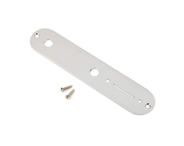 Fender Vintage Telecaster Control Plate 2-Hole Chrome