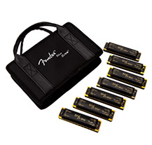 Fender Blues Deville Diatonic Harmonica 7-Pack