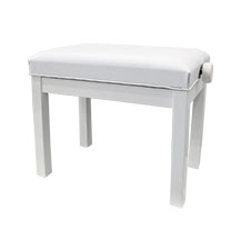 Banco de Piano Ludi X30 PW Branco Polido