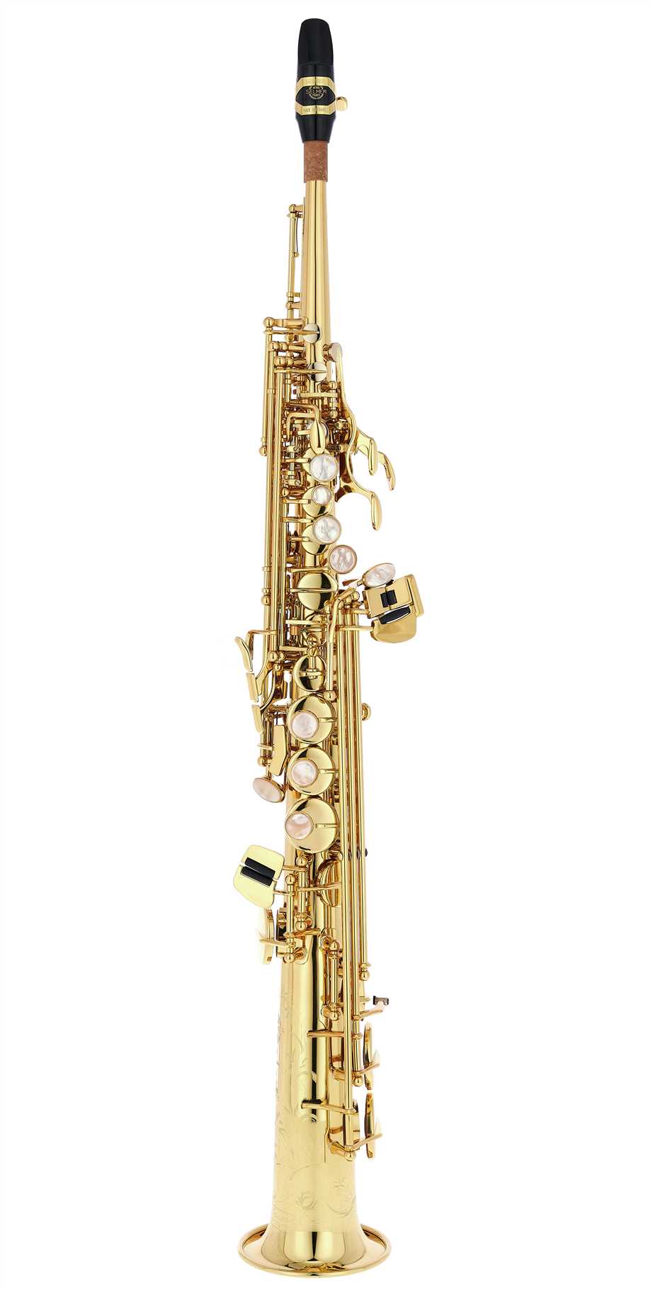 Selmer SA80 II SE-S2L Soprano Saxophone Golden Lacquer Engraved