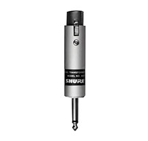 Shure A85F XLRF/JACK6.5 24db Adapter Plug