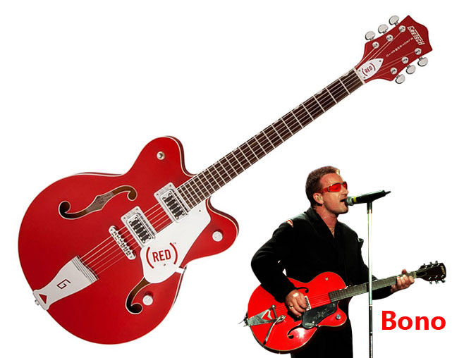 gretsch bono red guitar