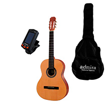 Admira Alba 4/4 Natural classic guitar pack