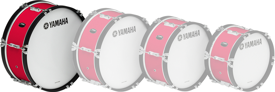 Yamaha MB2020 Red 20"x07" Marching Bass Drum