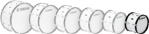 Yamaha MB4016 White 16"x10" Marching Bass Drum