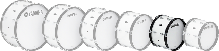 Bombo de Marcha Yamaha MB4018 Branco 18"x10"