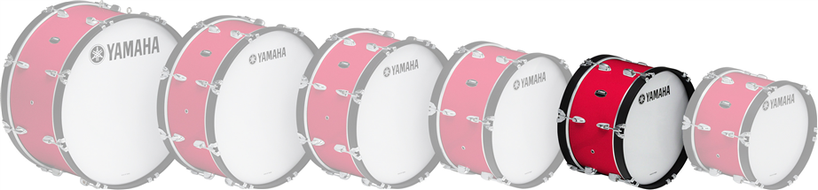 Yamaha MB4018 Red 18"x10" Marching Bass Drum