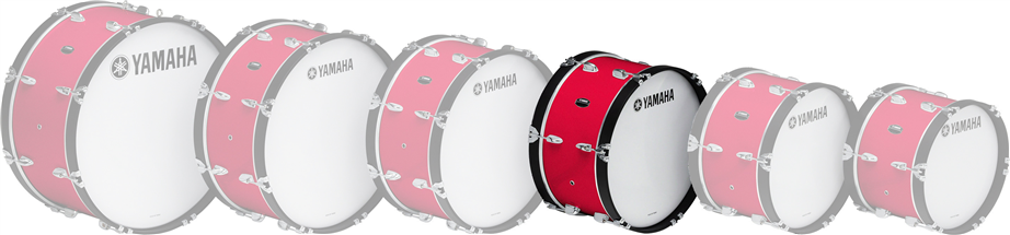 Bombo de Marcha Yamaha MB4020 Vermelho 20"x10"