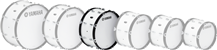 Yamaha MB4022 White 22"x10" Marching Bass Drum