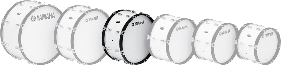 Bombo de Marcha Yamaha MB4022 Branco 22"x10"