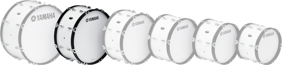 Bombo de Marcha Yamaha MB4024 Branco 24"x10"