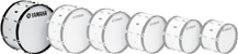 Yamaha MB4026 White 26"x10" Marching Bass Drum