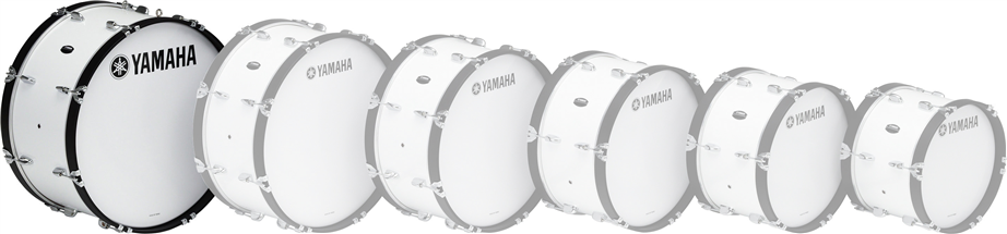 Yamaha MB4026 White 26"x10" Marching Bass Drum