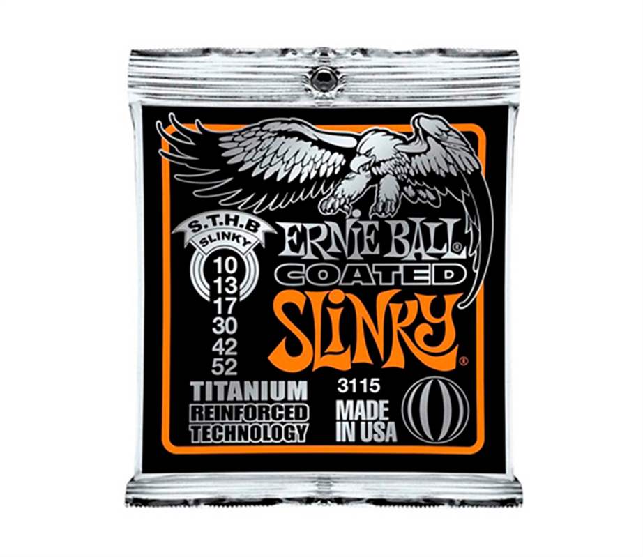 Ernie Ball 3115 010 052 Titanium 010 String Set for Electric