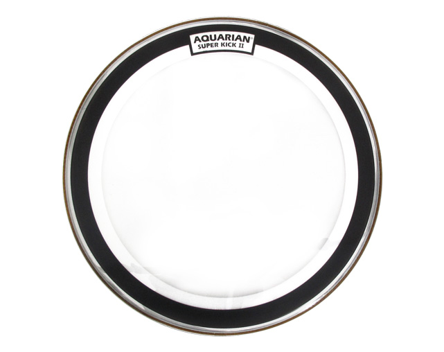 Pele Bombo 26" Aquarian SKII26 II Super Kick II Clear