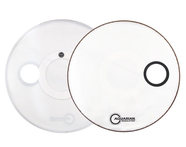Parche para Bombo 24" Aquarian RSM24WH Regulator Blanco