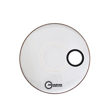 Aquarian RSM22W Regulator 4 White 22" 3/4"hole Bass Drum head